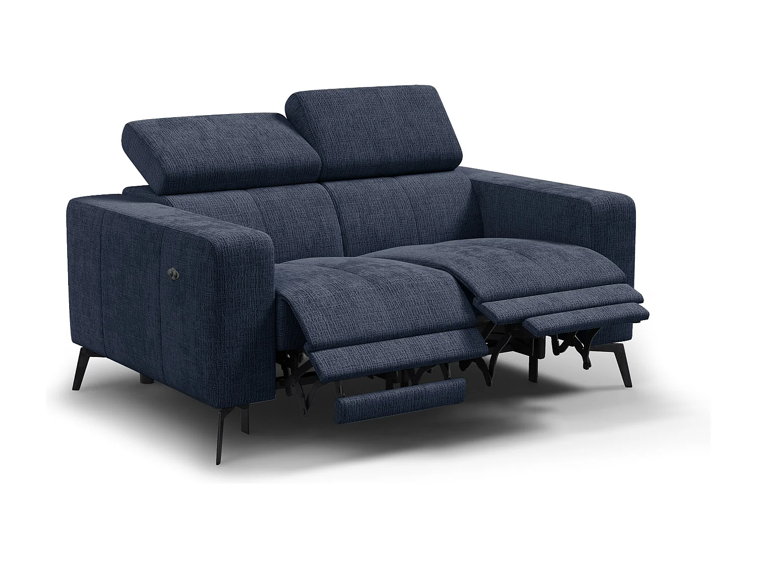 Relaxsofa 2-Sitzer MORELLO, marineblau, 2 x Relax Zero Gravity