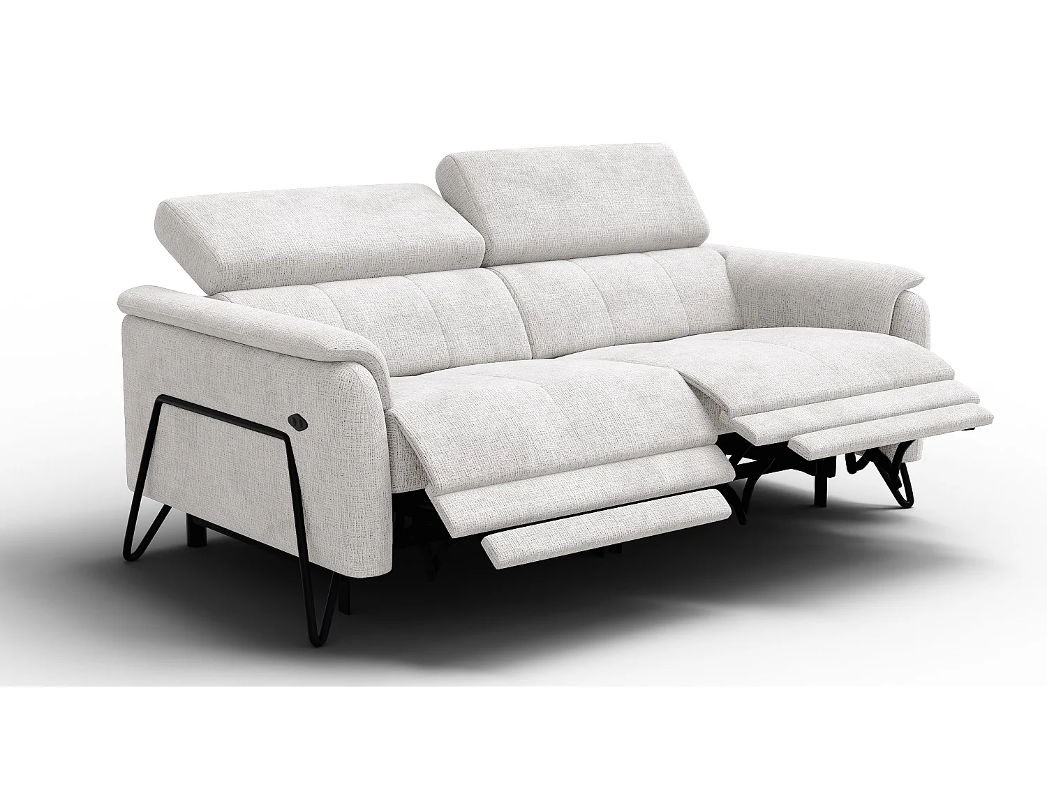 Relaxsofa 3-Sitzer RODEN, creme