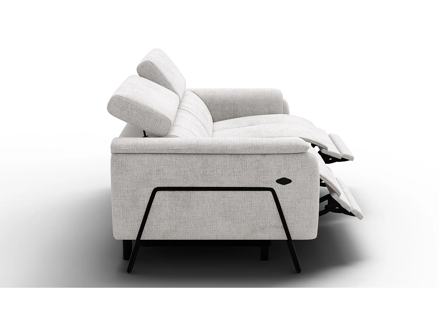 Relaxsofa 3-Sitzer RODEN, creme