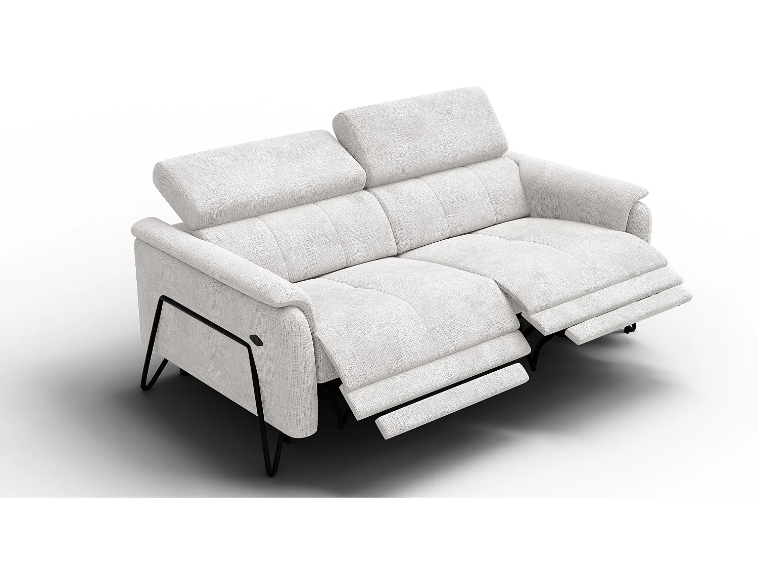 Relaxsofa 3-Sitzer RODEN, creme