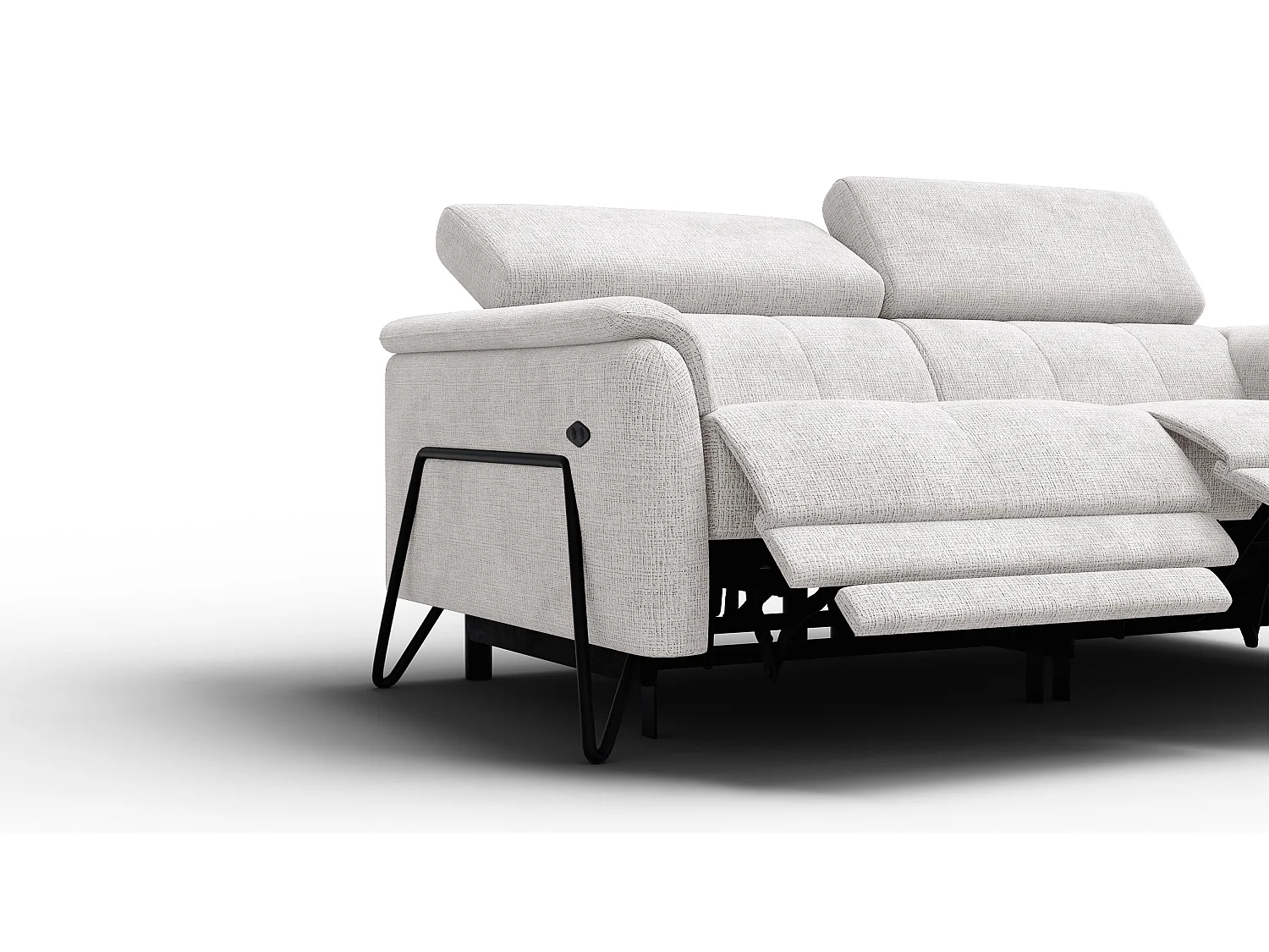 Relaxsofa 3-Sitzer RODEN, creme