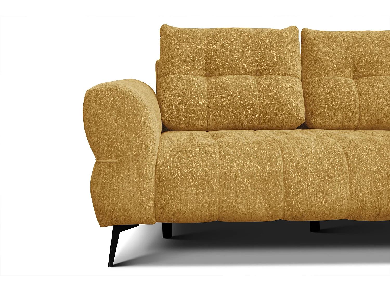 Canapé 2,5 places SALVINI, tissu miel