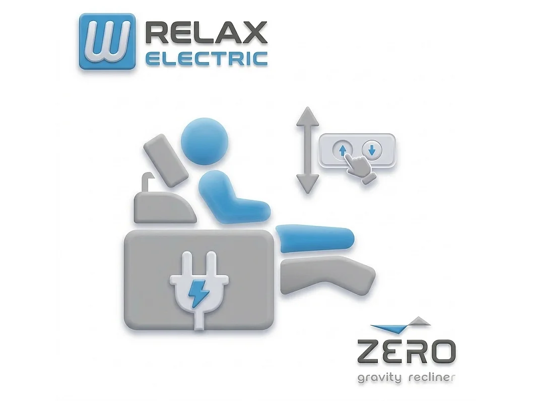 Ecksofa 5-Sitzer mit Relax RODEN, rostrot