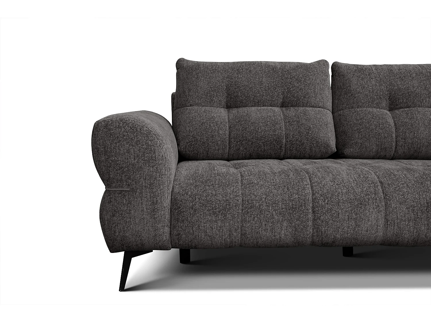 Sofa 3-Sitzer SALVINI, dunkelgrau