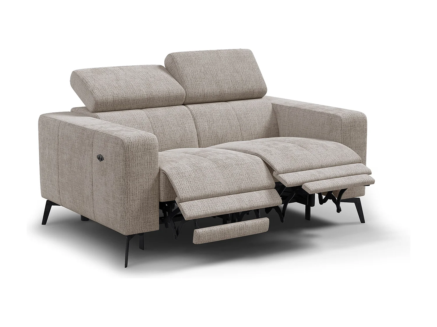 Relaxsofa 2-Sitzer MORELLO, beige, 2 x Relax Zero Gravity