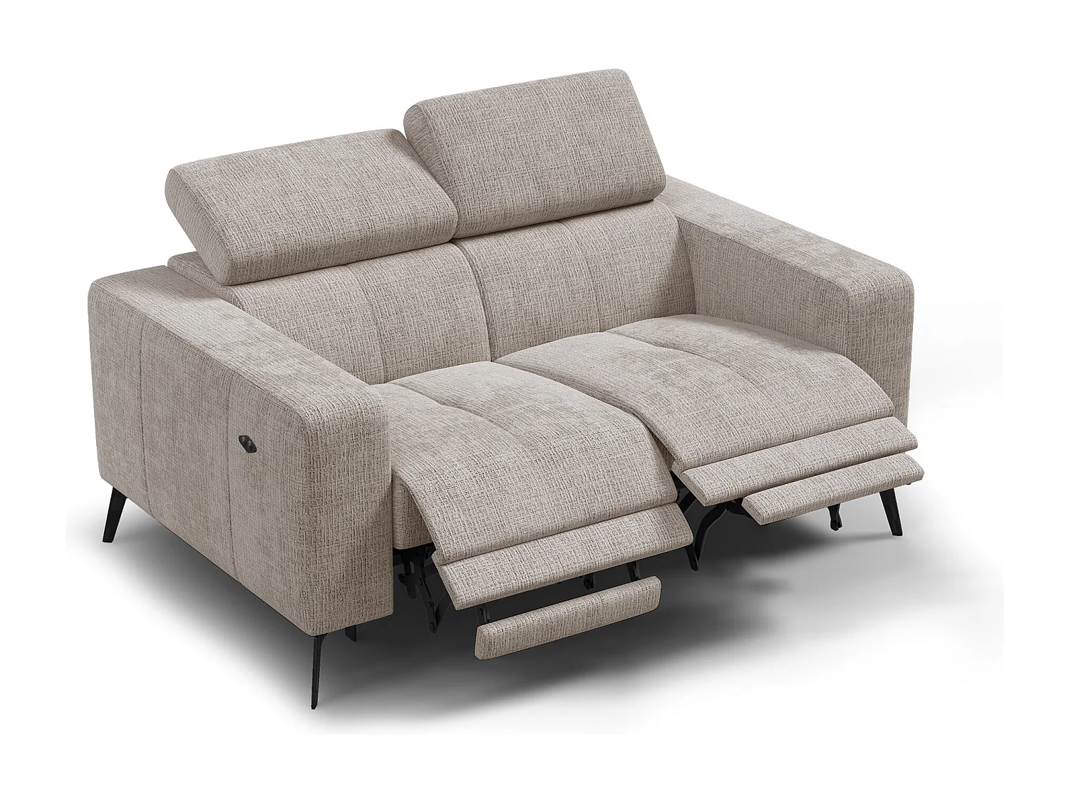 Relaxsofa 2-Sitzer MORELLO, beige, 2 x Relax Zero Gravity