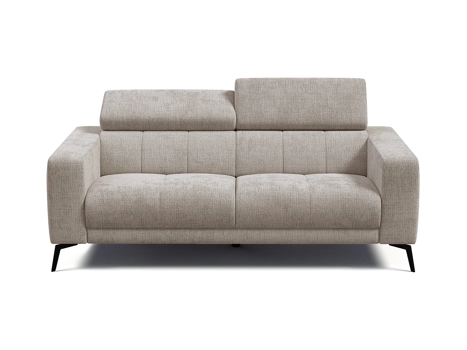 Canapé 3 places MORELLO, tissu beige