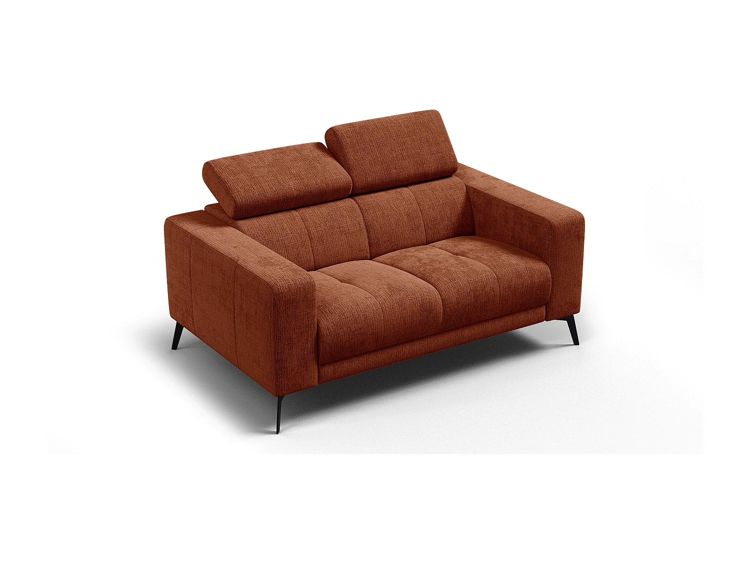 Sofa 2-Sitzer MORELLO, rostrot