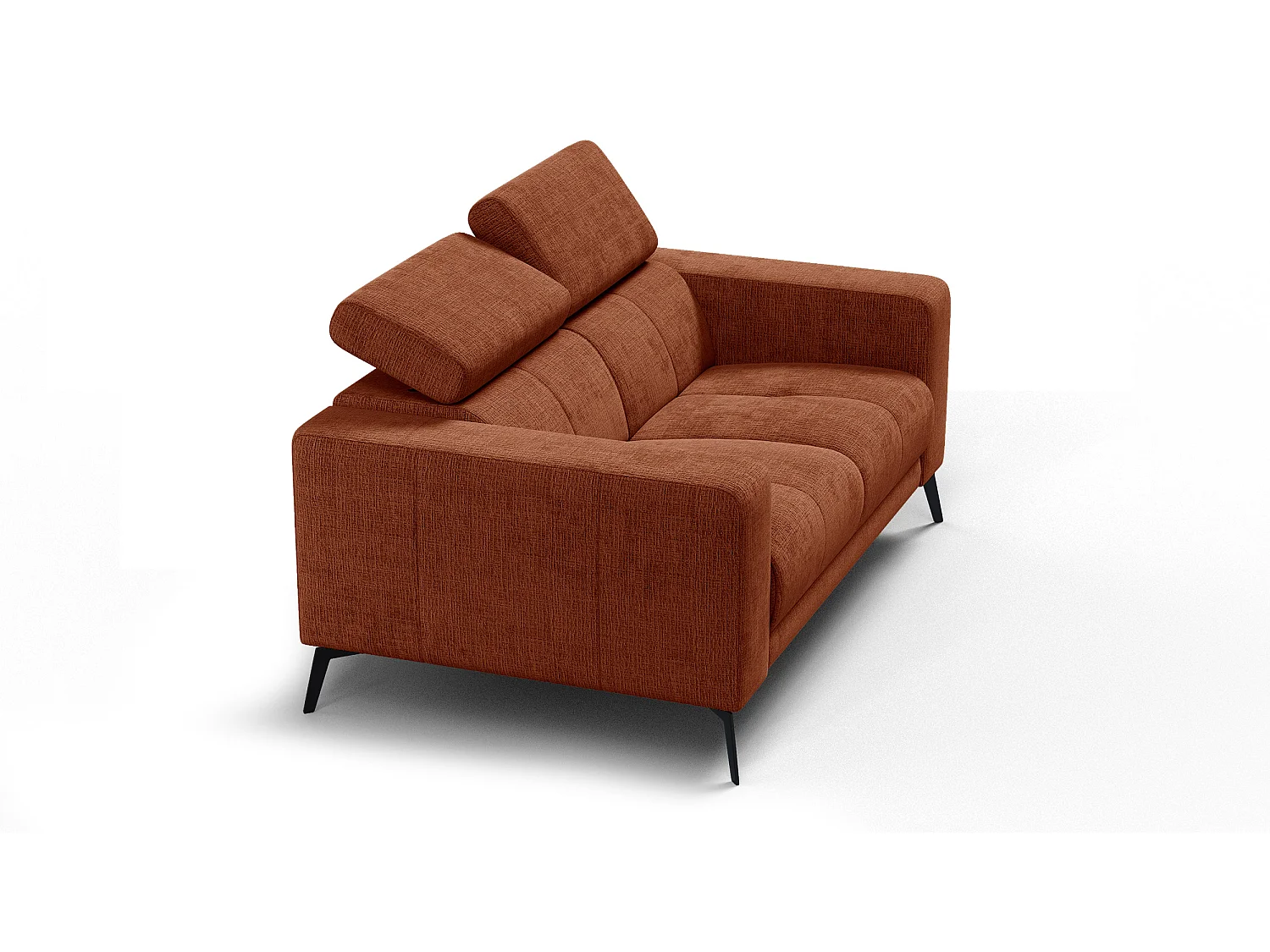 Sofa 2-Sitzer MORELLO, rostrot