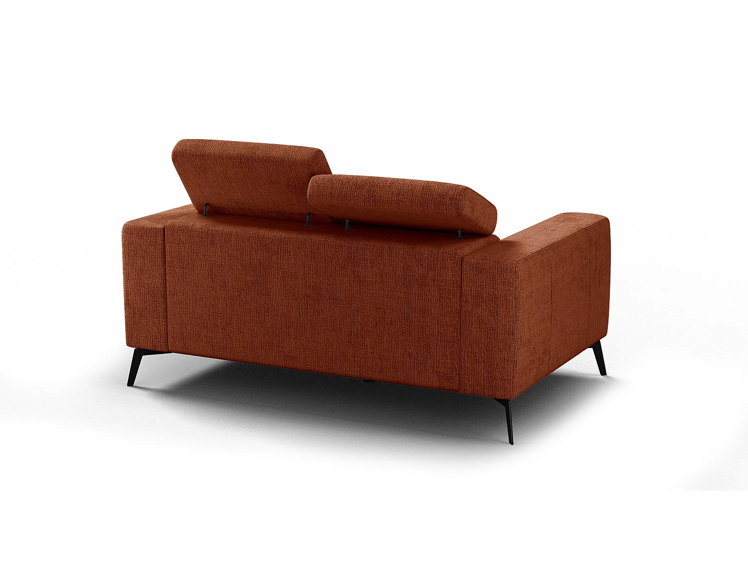 Sofa 2-Sitzer MORELLO, rostrot