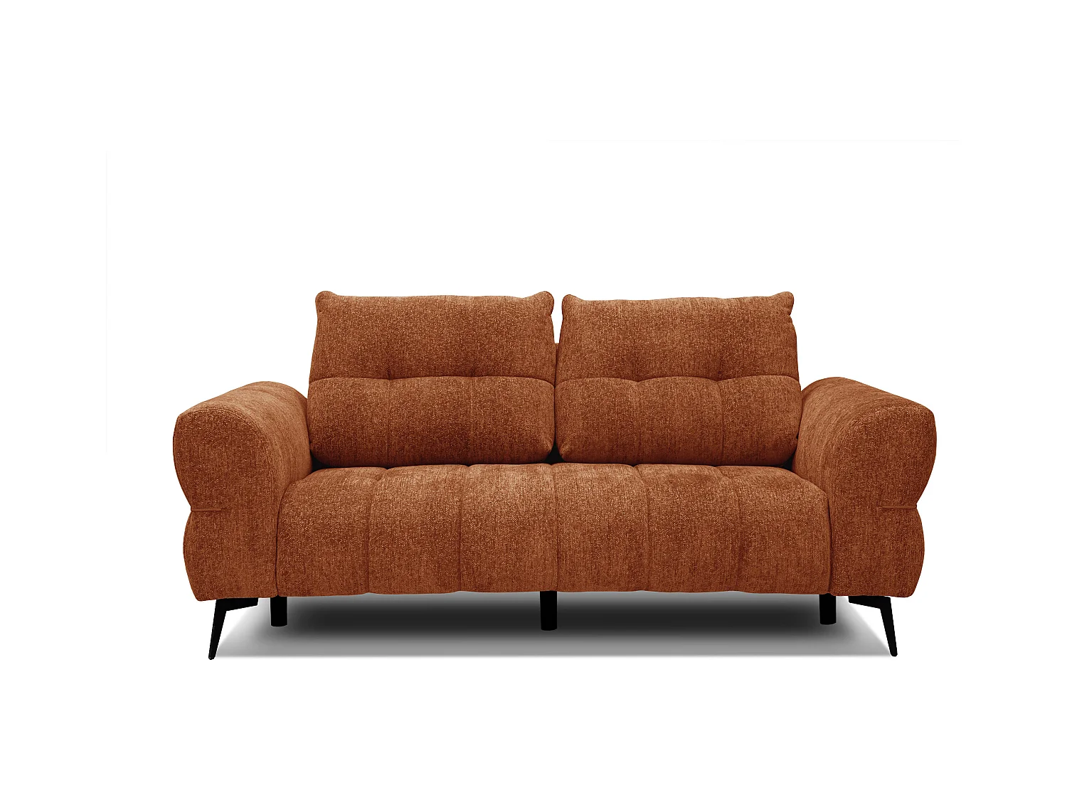 Canapé 2,5 places SALVINI, tissu orange