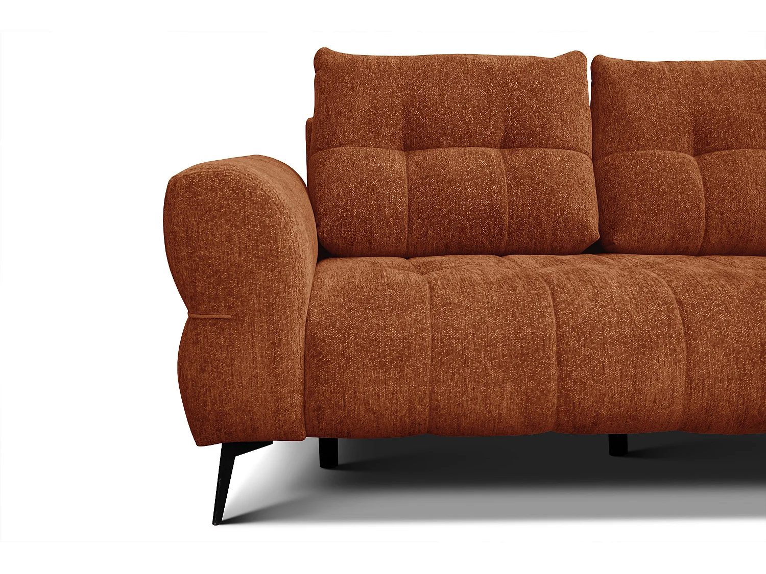 Canapé 2,5 places SALVINI, tissu orange