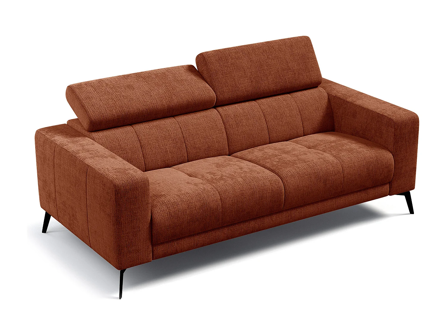 Sofa 3-Sitzer MORELLO, rostrot