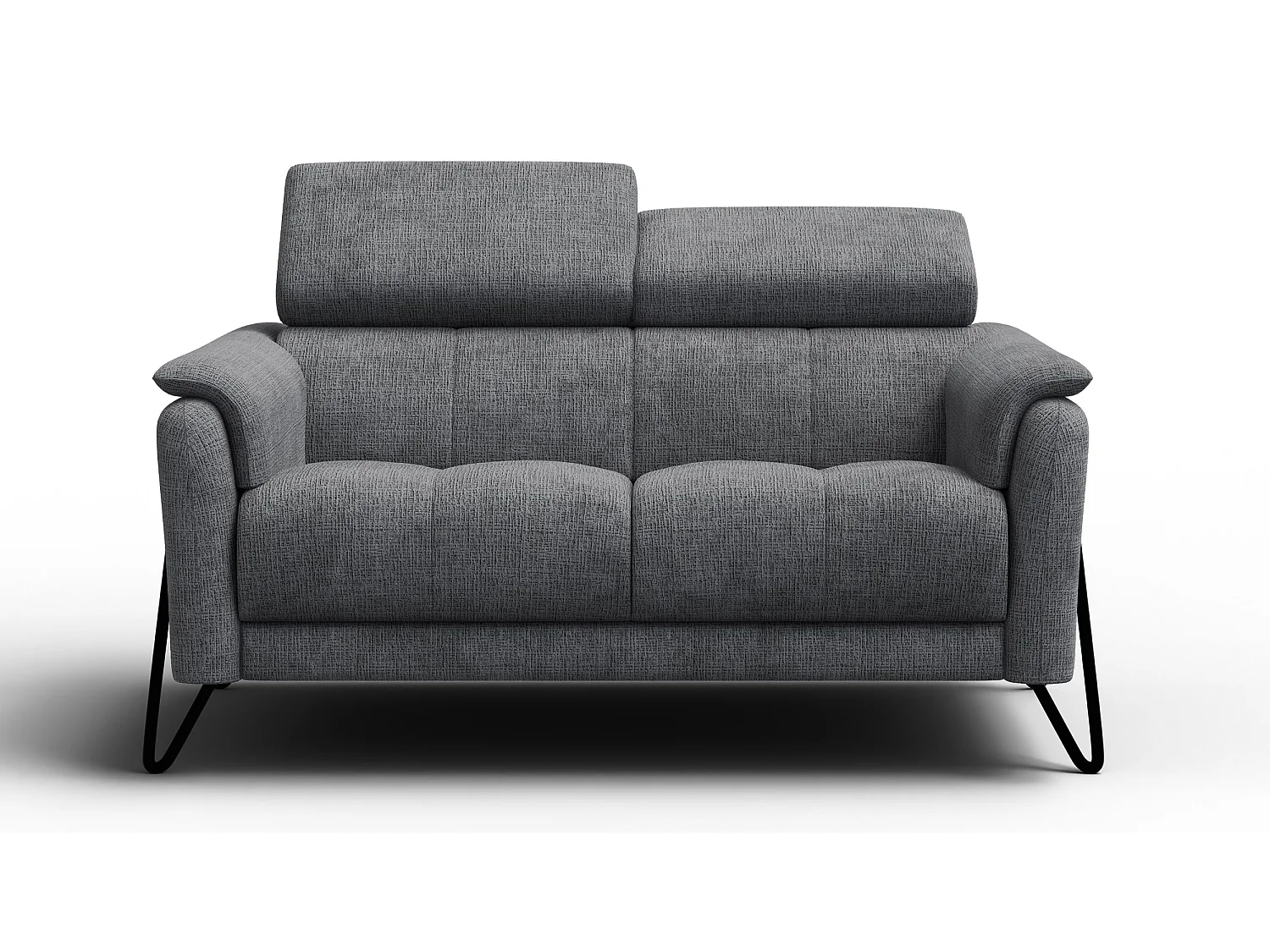 Sofa 2-Sitzer RODEN, dunkelgrau