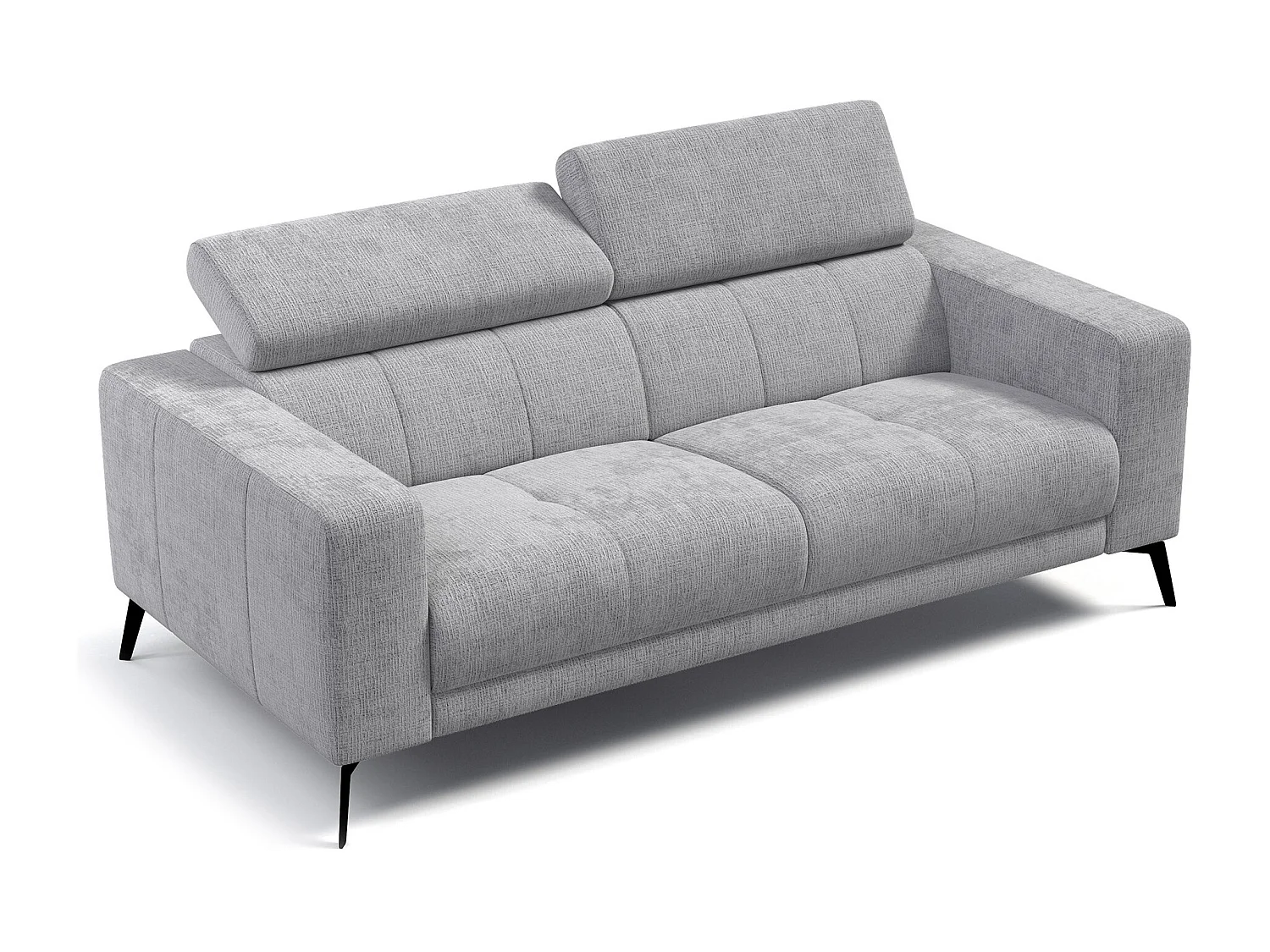 Sofa 3-Sitzer MORELLO, hellgrau