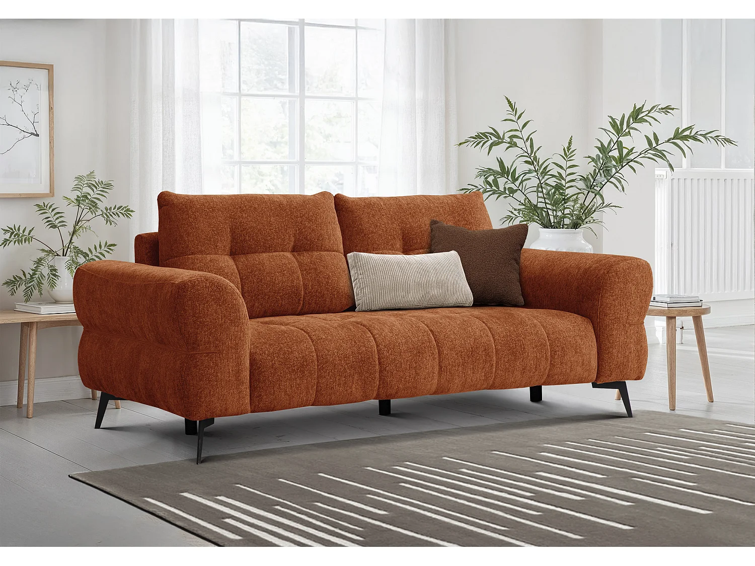 Sofa 3-Sitzer SALVINI, orange