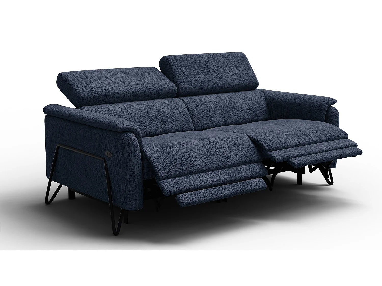 Relaxsofa 3-Sitzer RODEN, marineblau