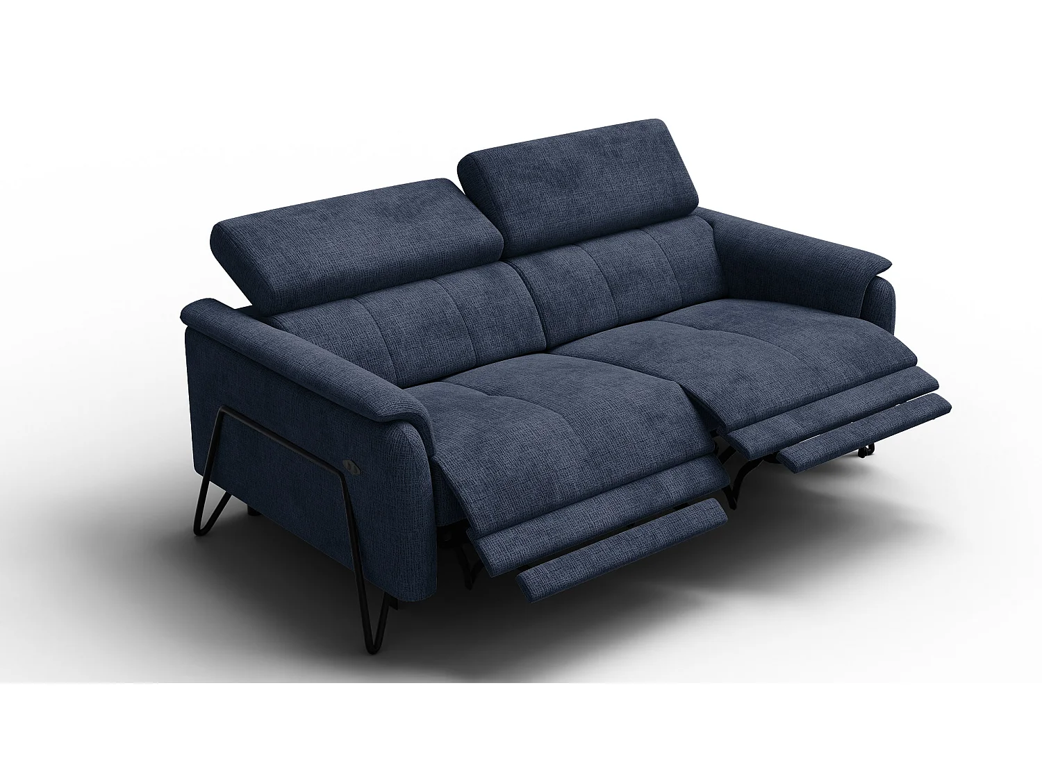 Relaxsofa 3-Sitzer RODEN, marineblau