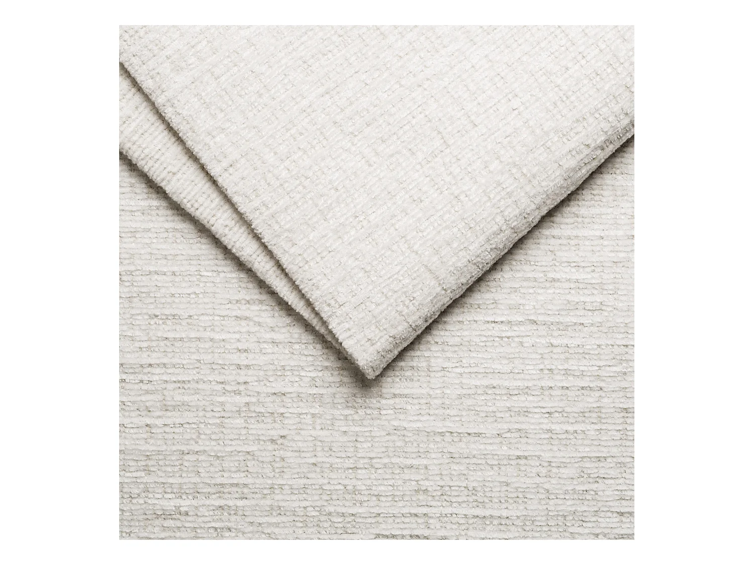 Canapé d'angle 4 places RODEN avec Relax, tissu crème