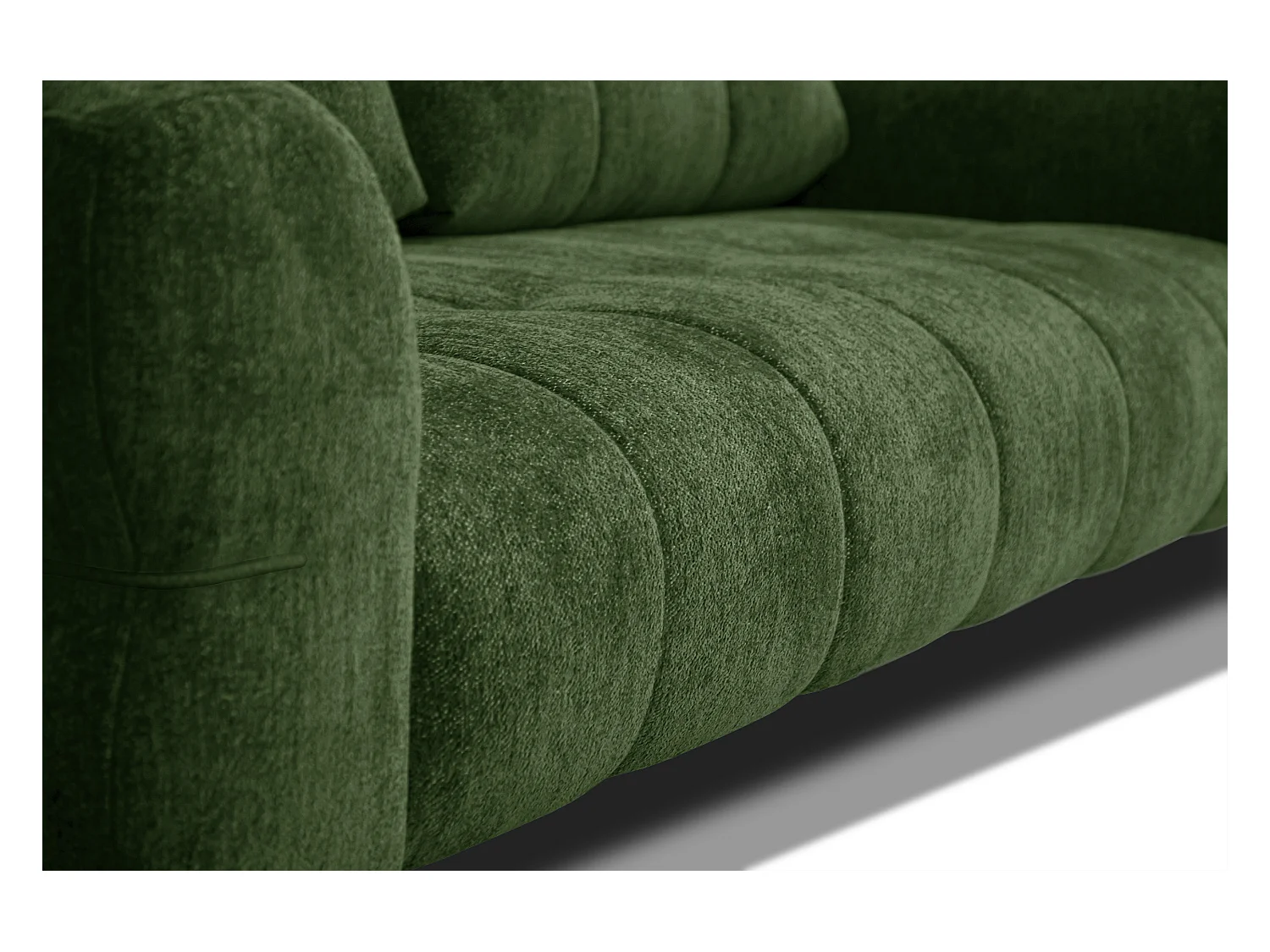 Canapé 3 places SALVINI, tissu vert