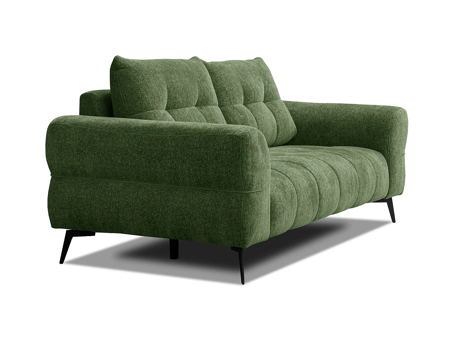 Canapé 3 places SALVINI, tissu vert