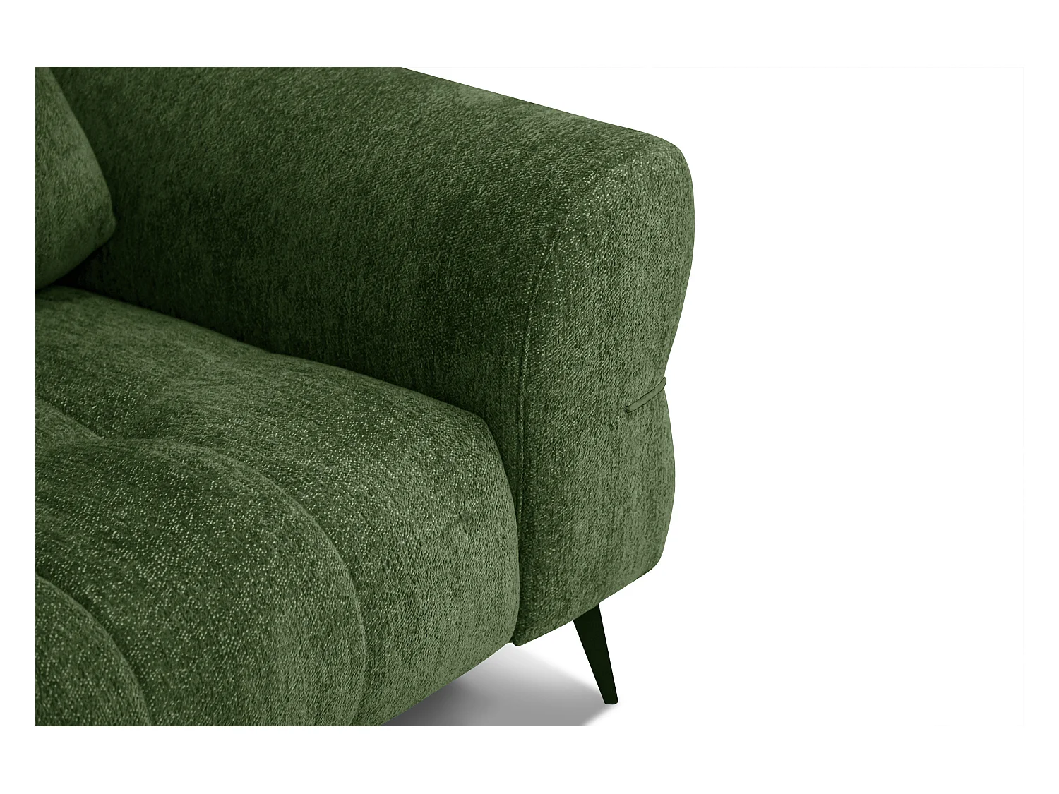 Canapé 3 places SALVINI, tissu vert