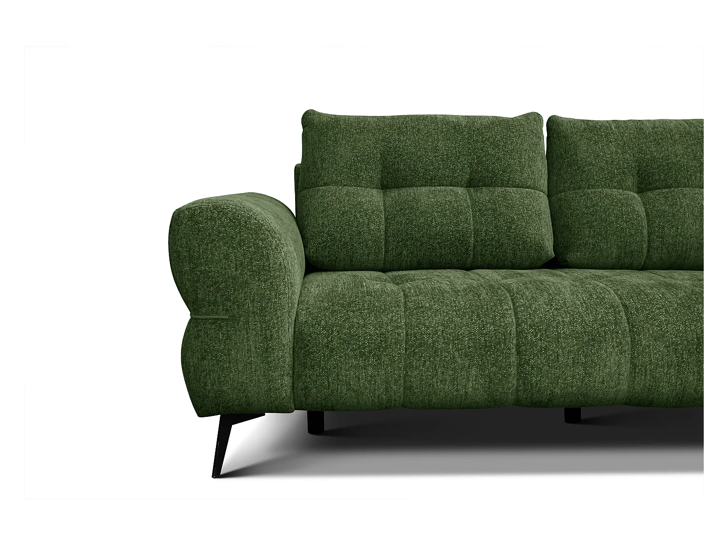 Canapé 3 places SALVINI, tissu vert