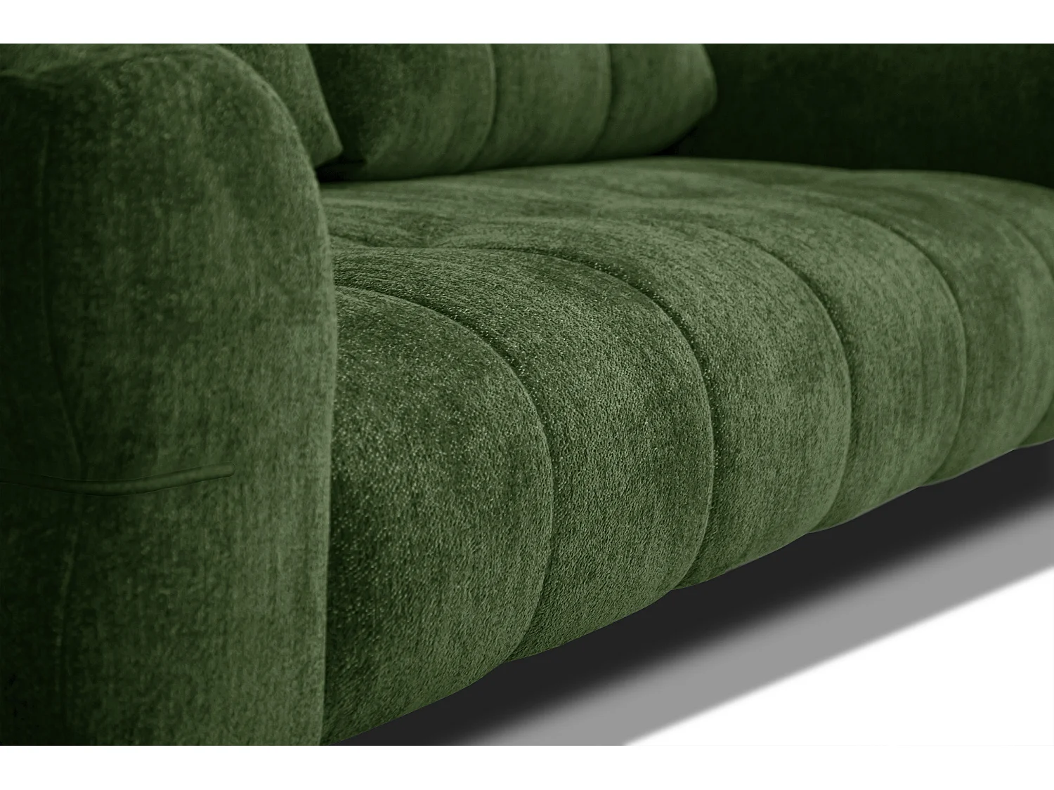 Sofa 3-Sitzer SALVINI, dunkelgrün
