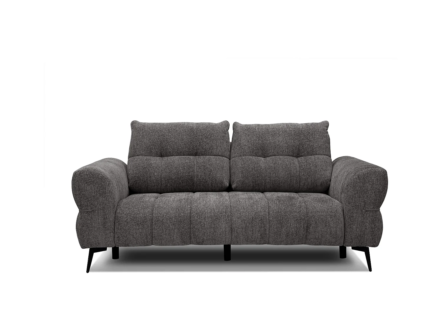 Canapé 2,5 places SALVINI, tissu gris foncé