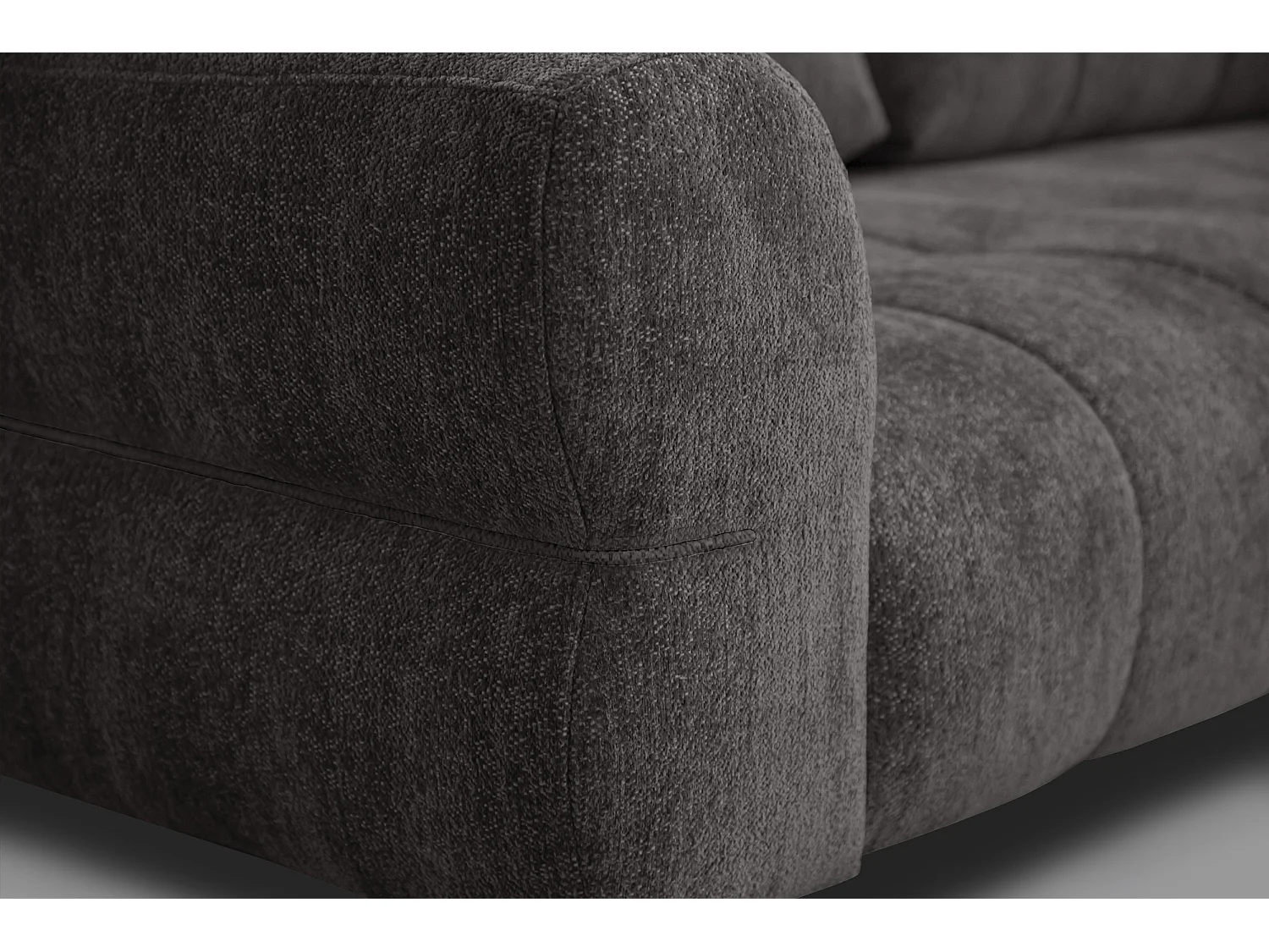 Sofa 2,5-Sitzer SALVINI, dunkelgrau