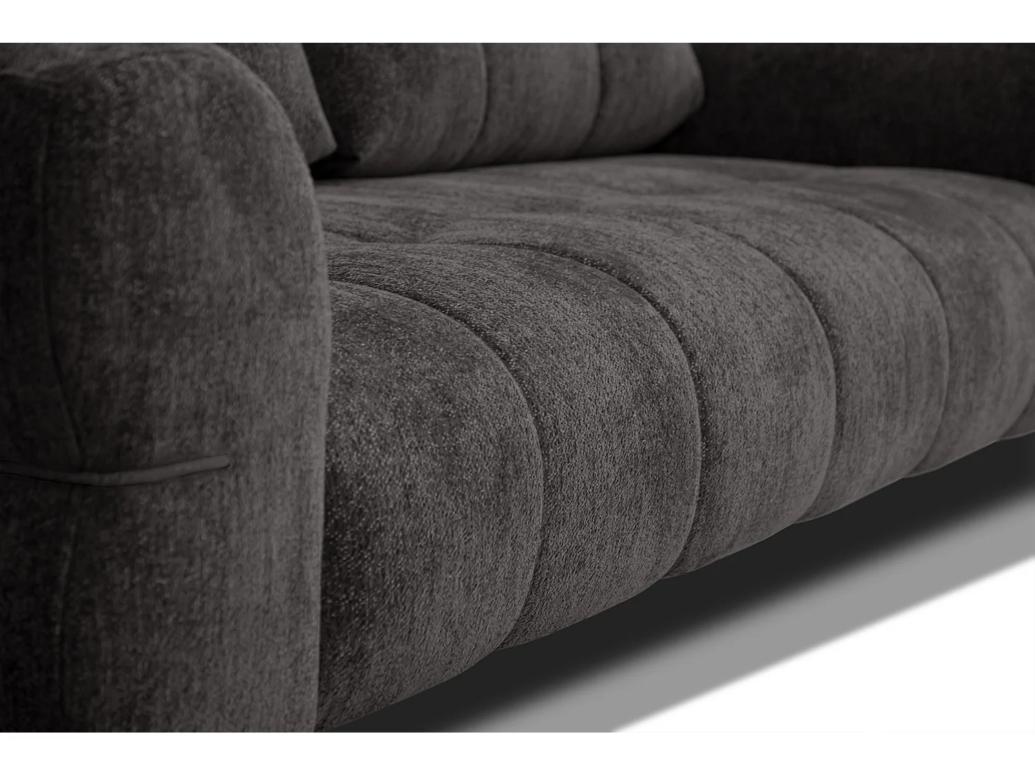 Sofa 2,5-Sitzer SALVINI, dunkelgrau