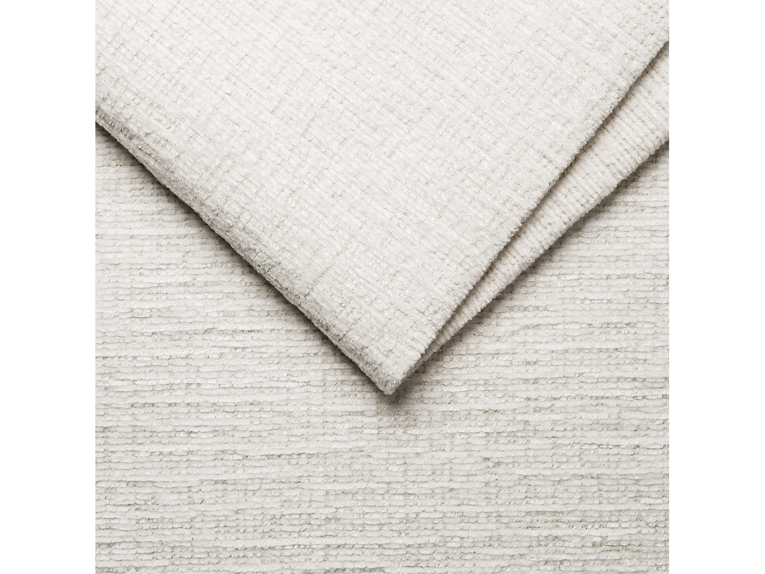 Canapé d'angle 4 places RODEN avec Relax, tissu crème