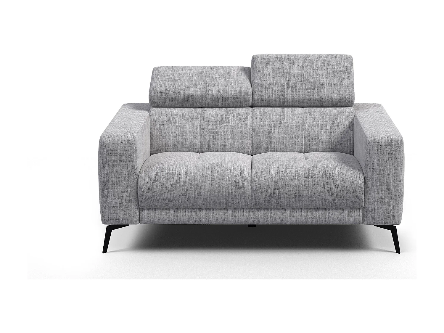 Sofa 2-Sitzer MORELLO, hellgrau