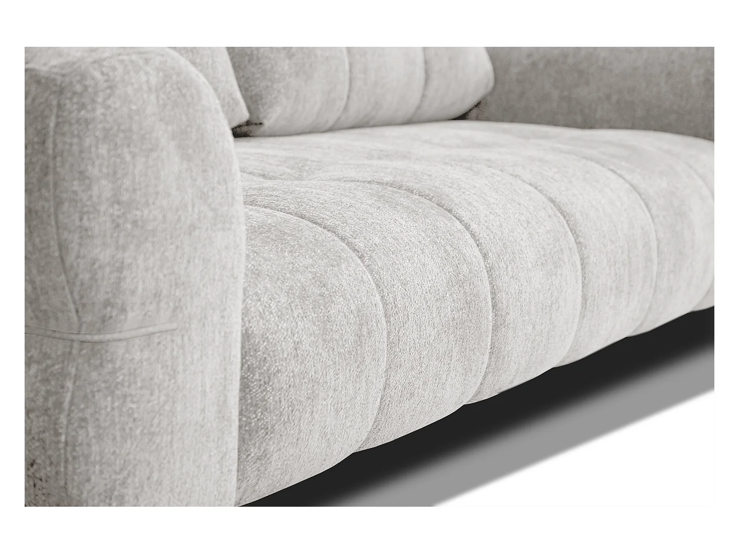 Canapé 3 places SALVINI, tissu ecru