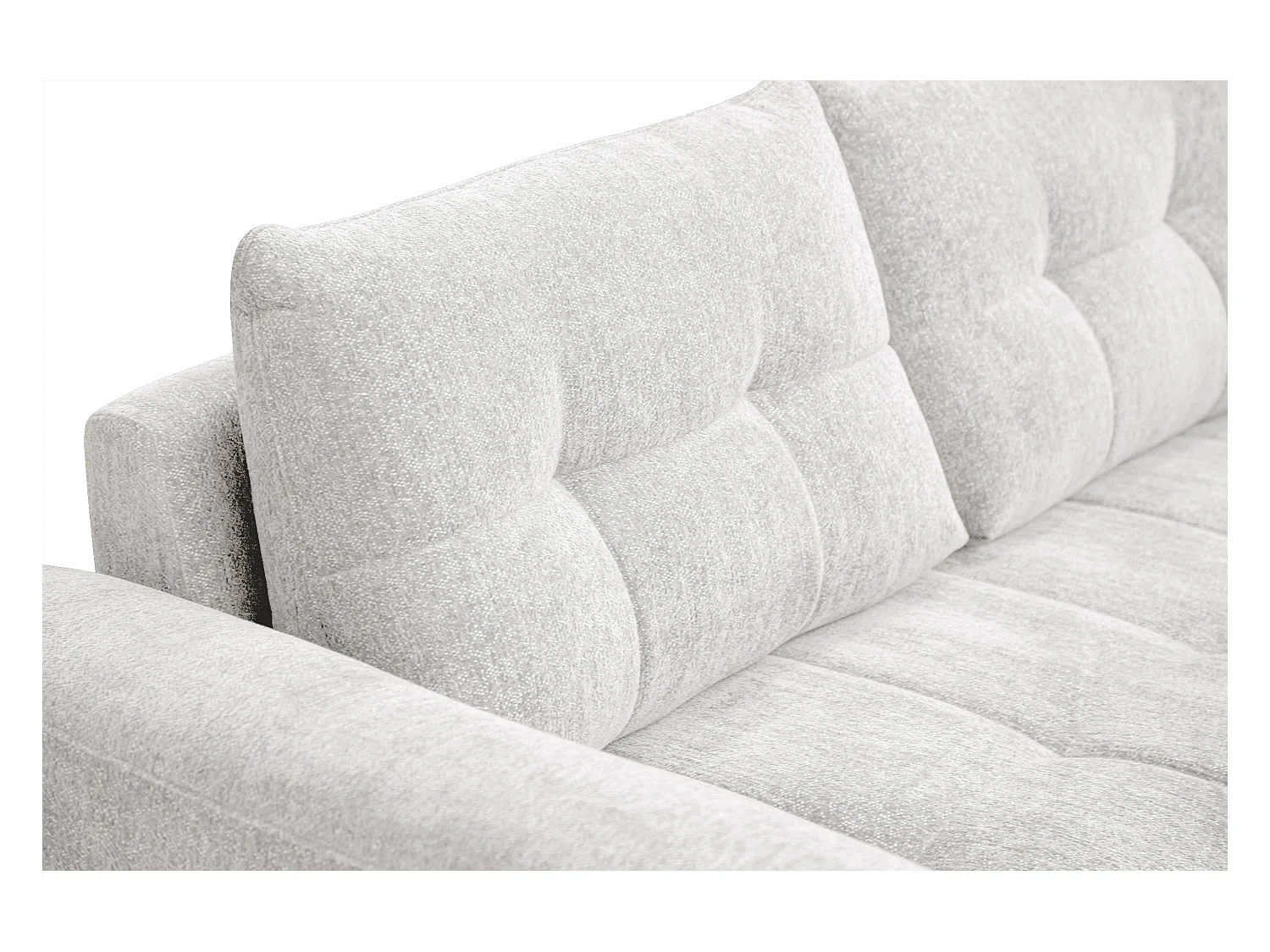 Canapé 3 places SALVINI, tissu ecru