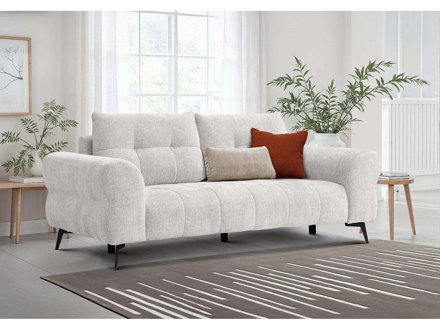 Sofa 3-Sitzer SALVINI, ecru