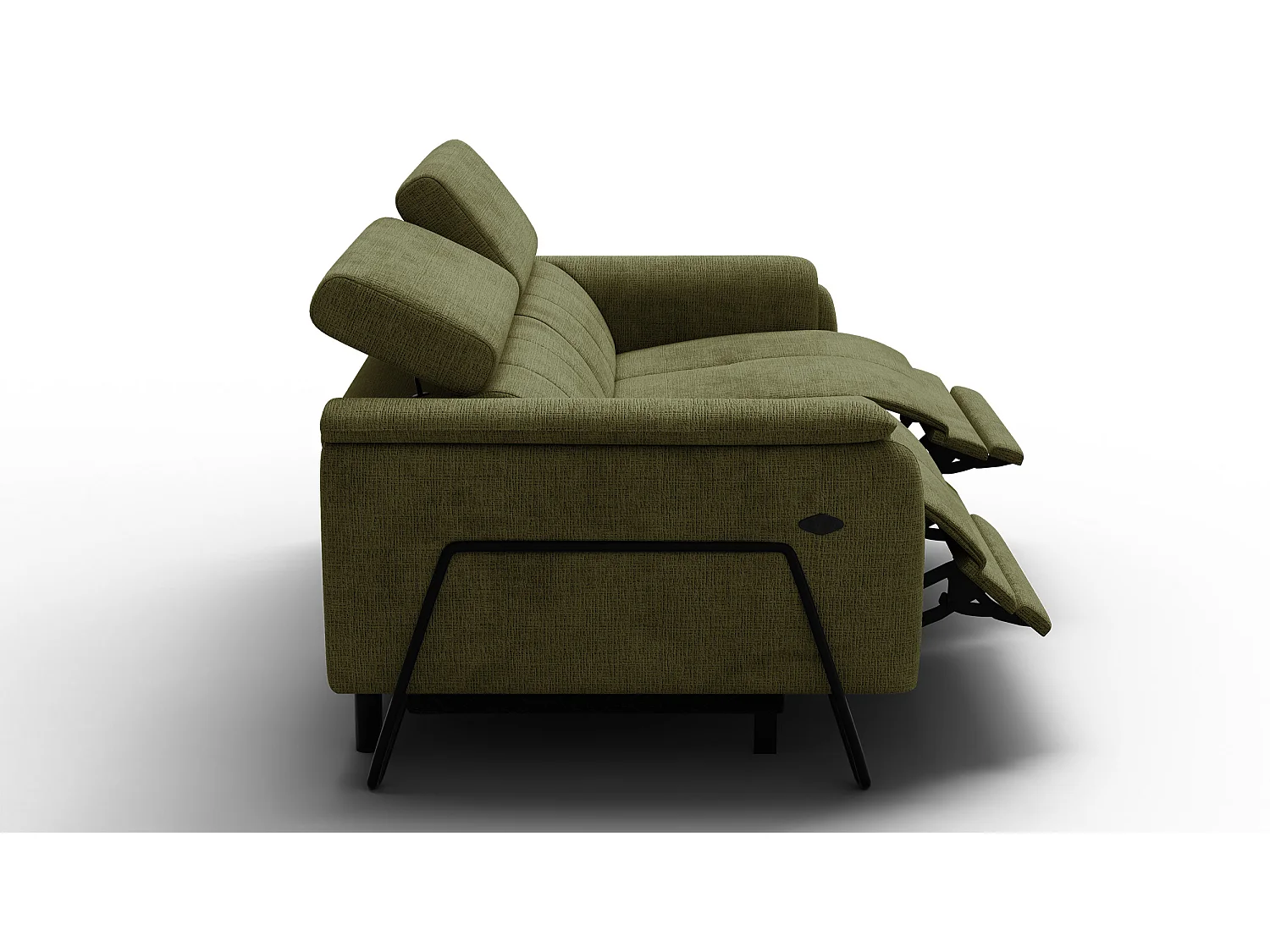 Relaxsofa 3-Sitzer RODEN, olive
