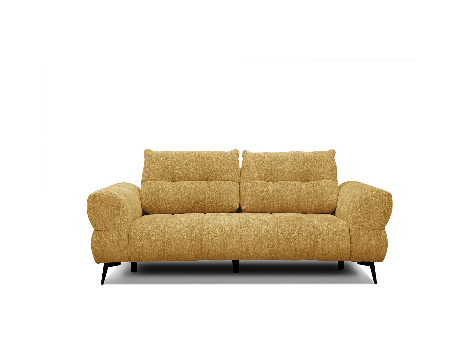 Canapé 3 places SALVINI, tissu miel