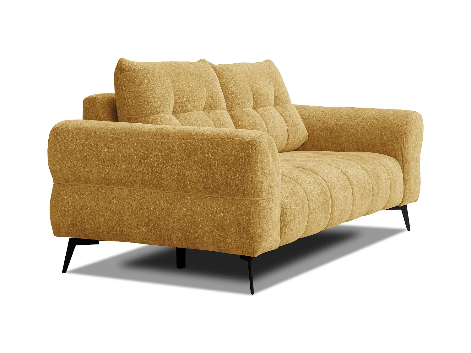 Canapé 3 places SALVINI, tissu miel