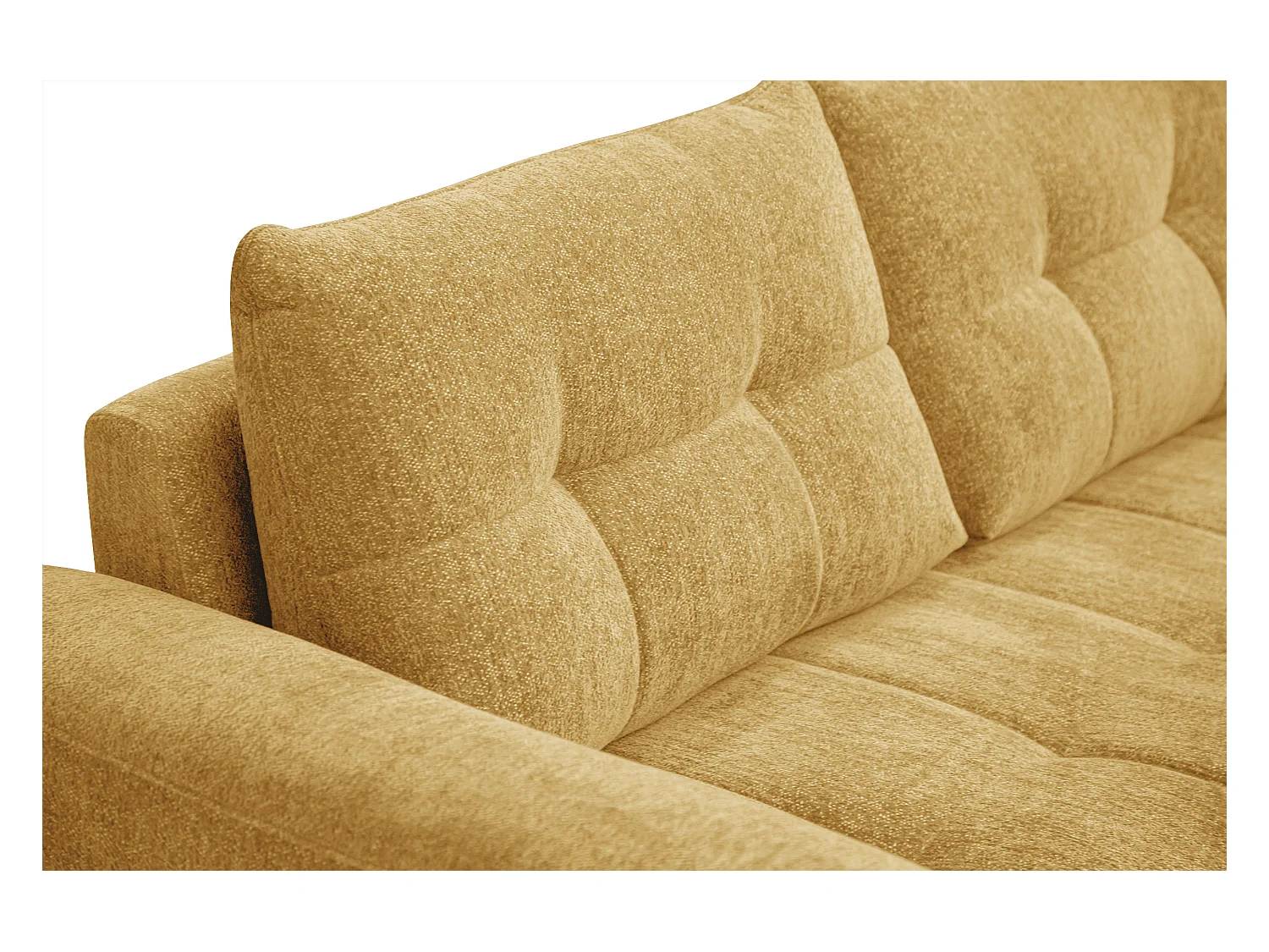 Canapé 3 places SALVINI, tissu miel