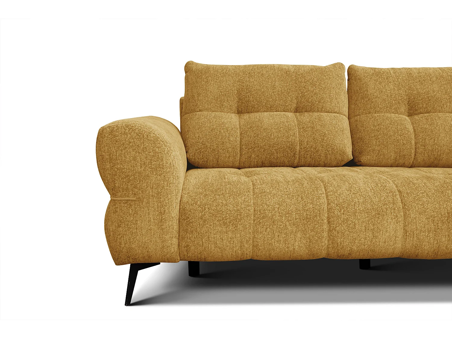 Canapé 3 places SALVINI, tissu miel