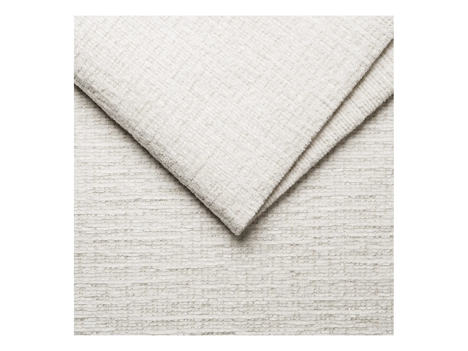 Canapé d'angle 5 places RODEN avec Relax, tissu crème