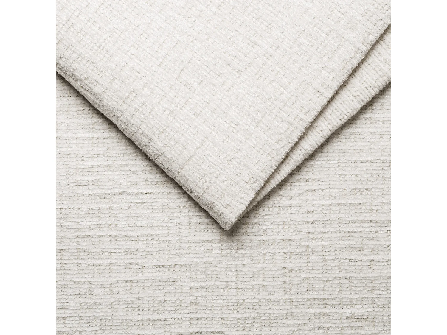 Canapé d'angle 5 places RODEN avec Relax, tissu crème