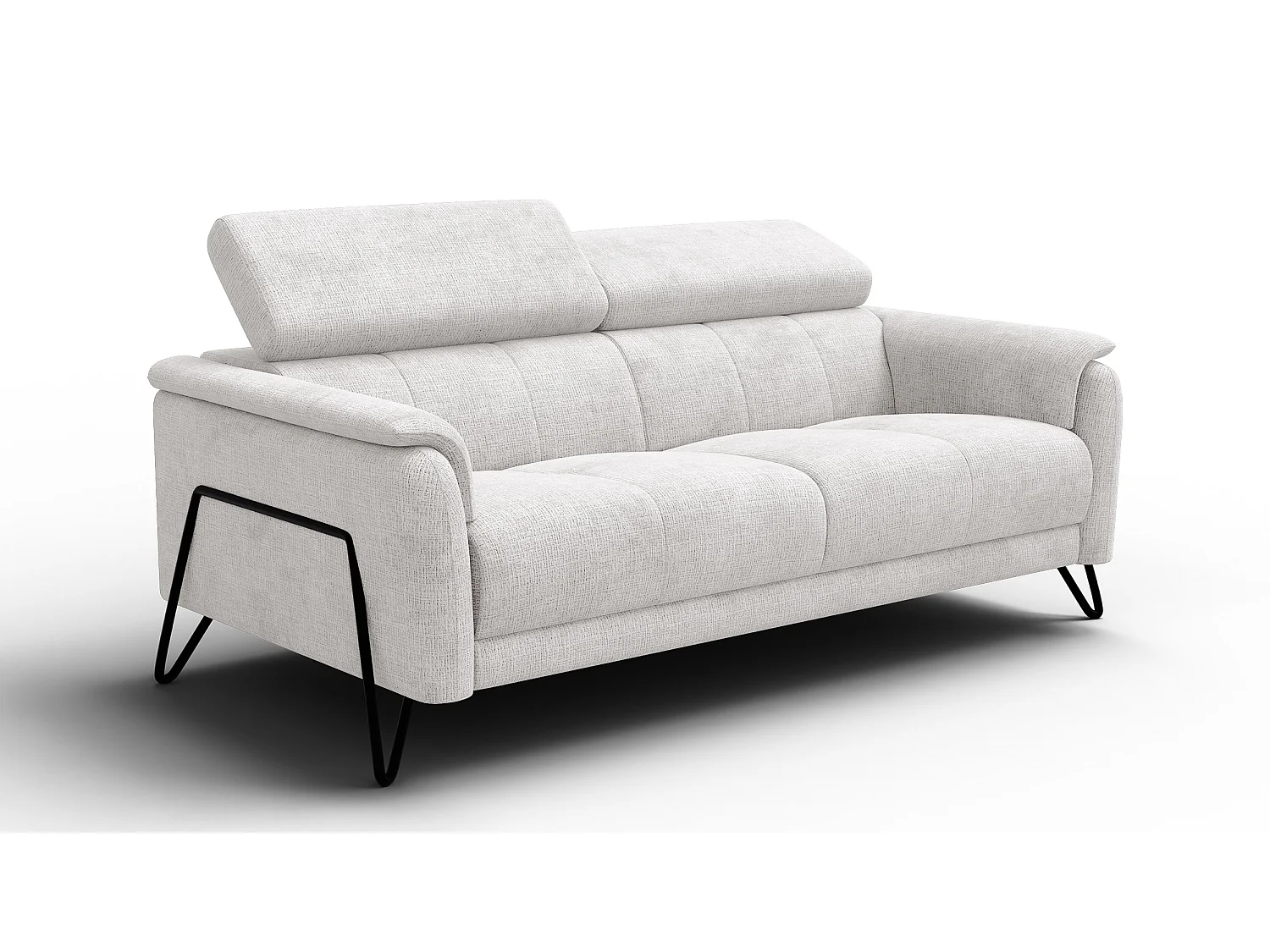 Sofa 3-Sitzer RODEN, creme