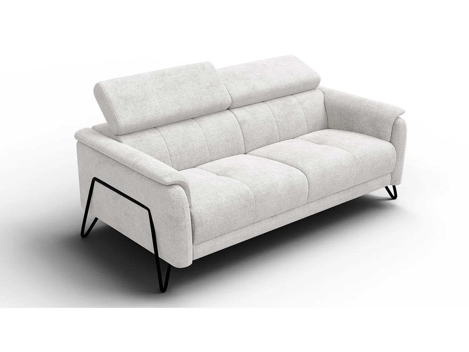 Sofa 3-Sitzer RODEN, creme