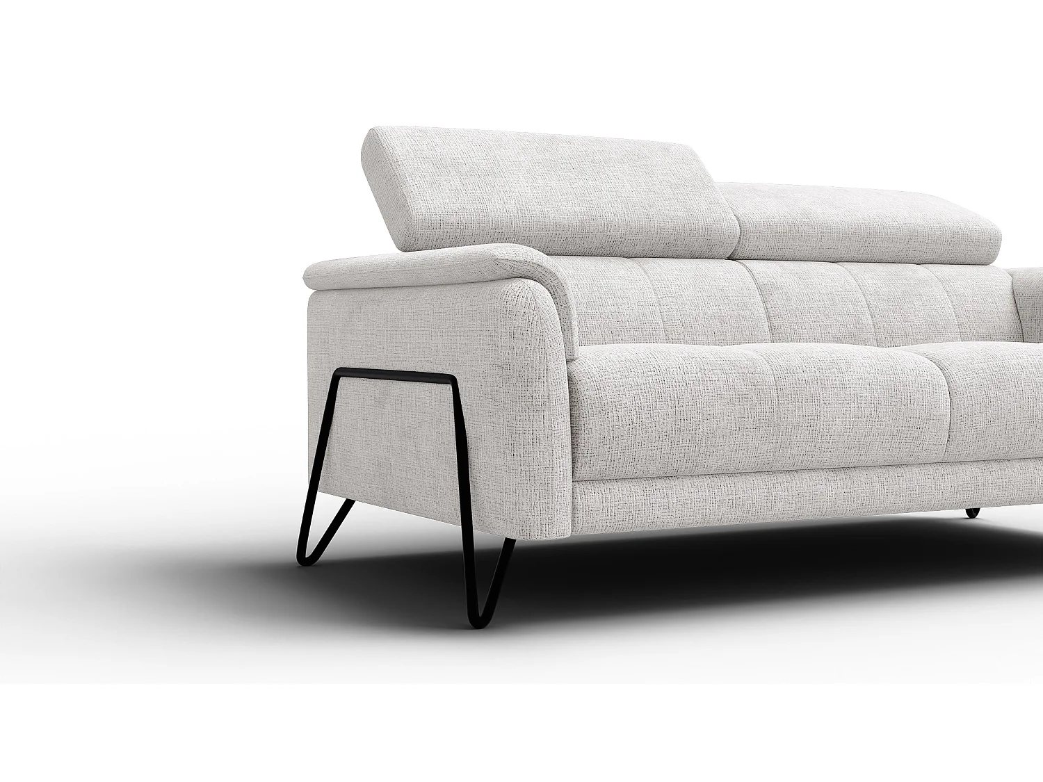 Sofa 3-Sitzer RODEN, creme