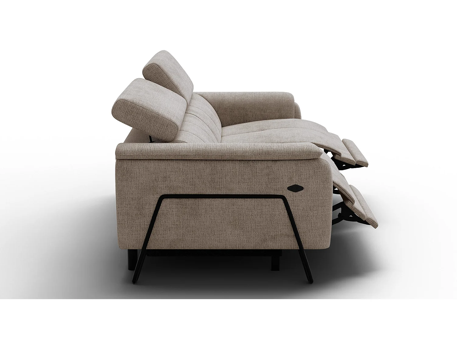 Relaxsofa 3-Sitzer RODEN, beige