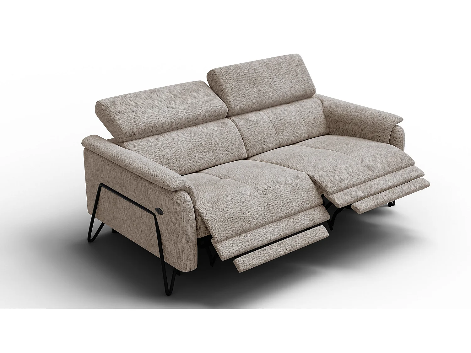 Relaxsofa 3-Sitzer RODEN, beige