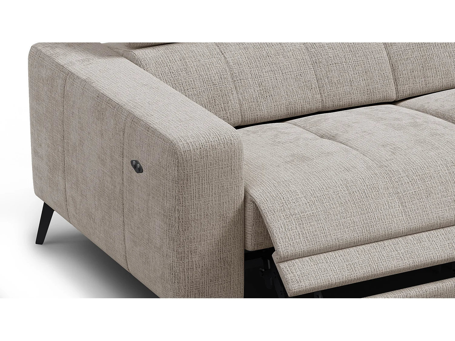 Relaxsofa 3-Sitzer MORELLO, beige, 2 x Relax Zero Gravity