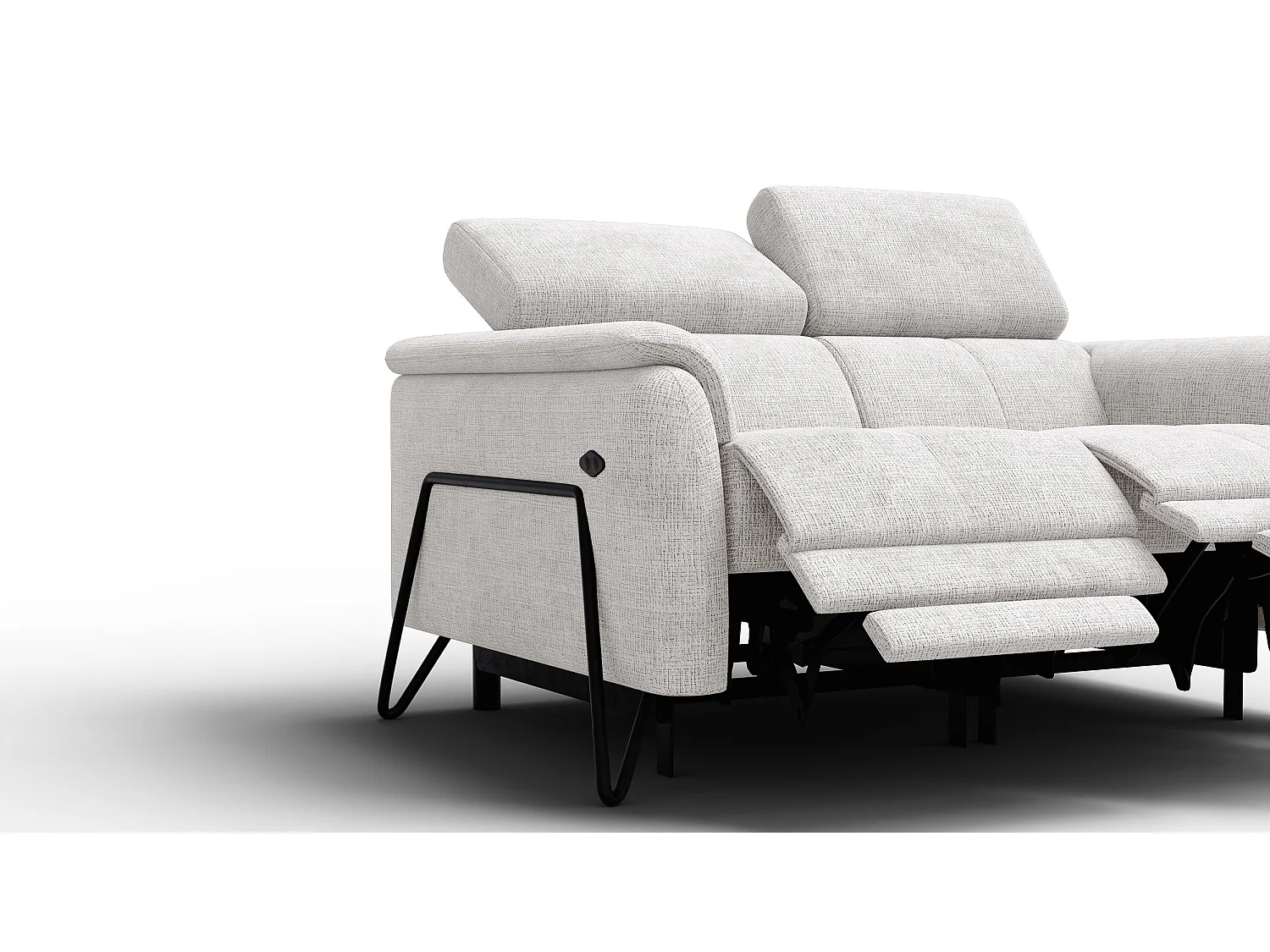Relaxsofa 2-Sitzer RODEN, creme
